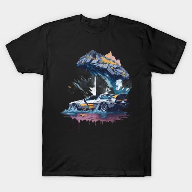 DMC DeLorean Art T-Shirt by Shop Goods